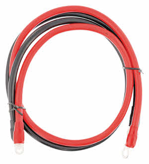 1 x set accu aansluitkabels 16 mm2 80 cm