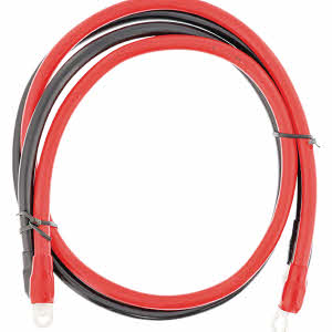 1 x set accu aansluitkabels 10 mm2 80 cm